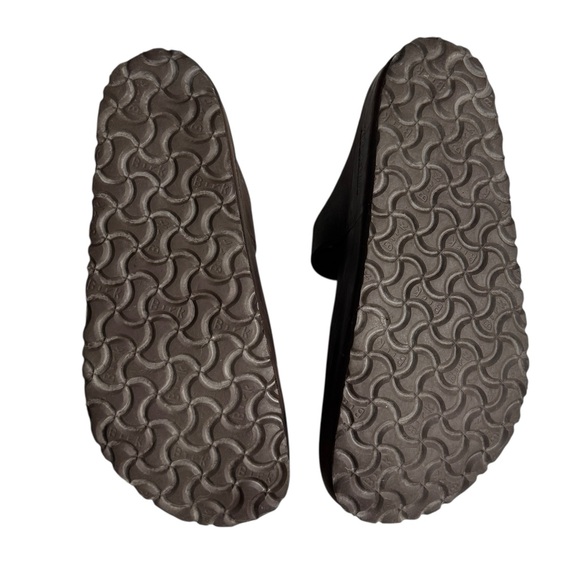 Birkenstock London Oiled Leather Flat Mary Jane Clogs Habana Brown Size 41 - Picture 8 of 11